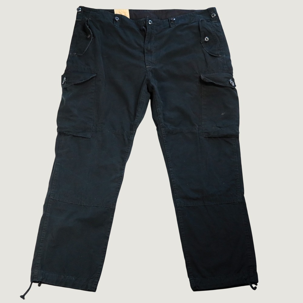 Polo Ralph Lauren Military Cargo Pants 46Bx32 Black Combat Trousers OG 107 GS